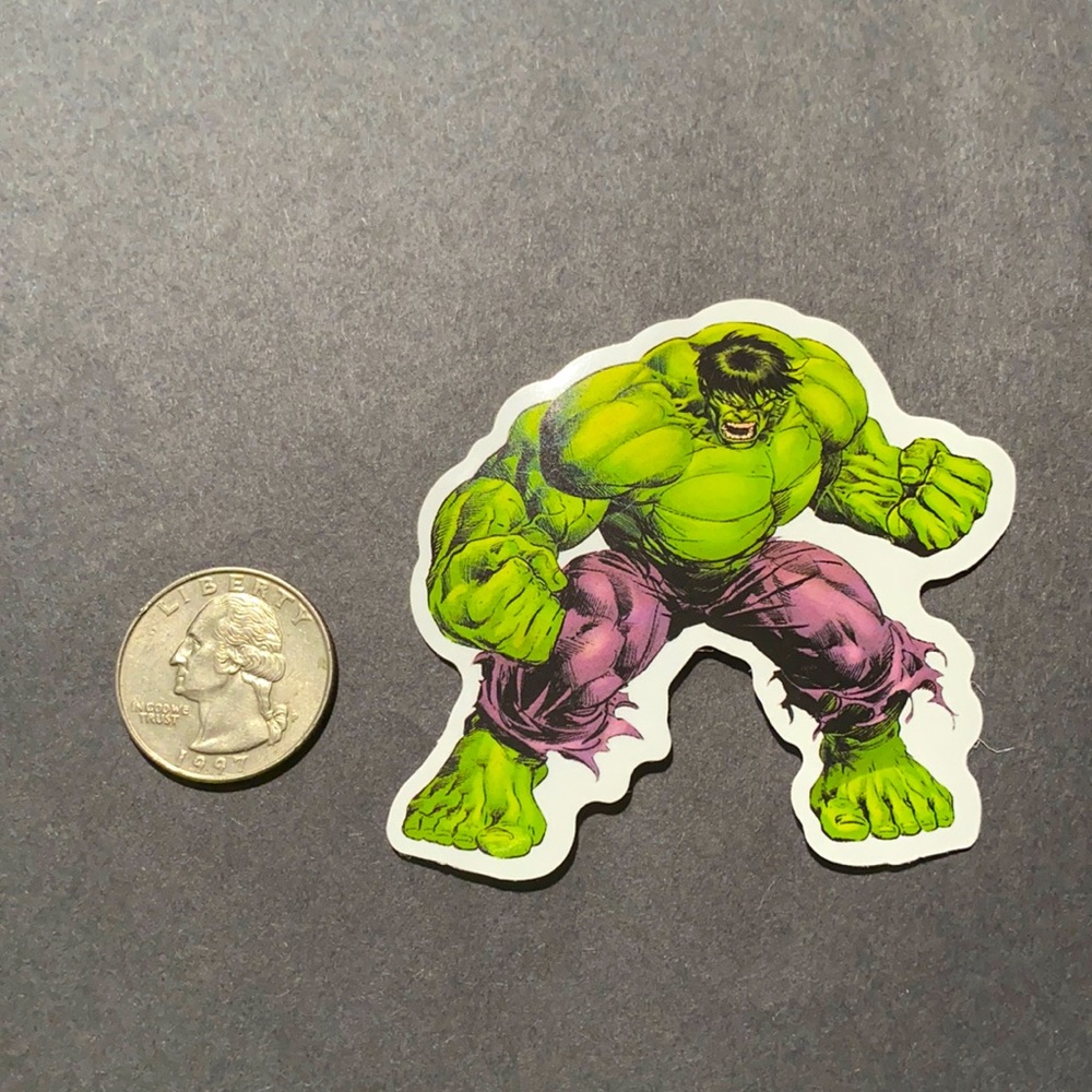 HULK marvel sticker NWOT